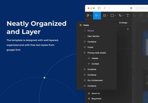 Cribe Mark  v1.0 (UILarax) - the best sass template