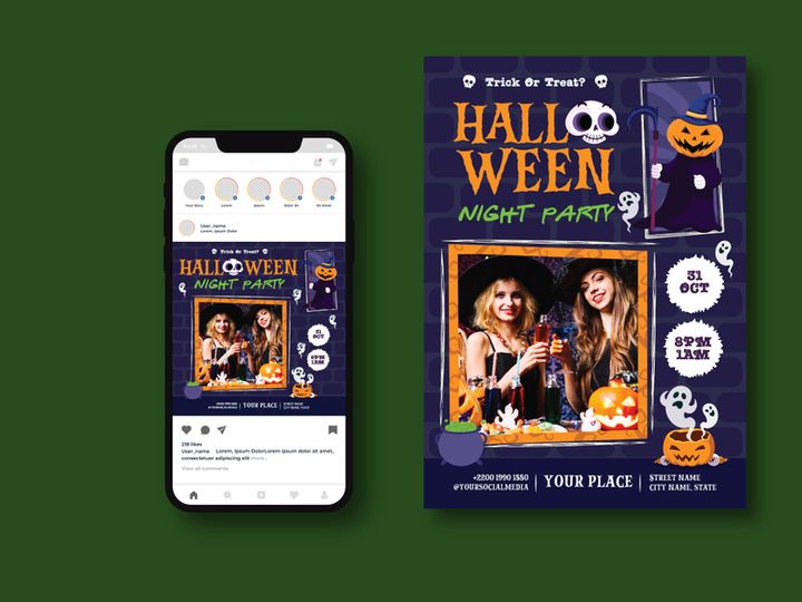 Halloween Party Flyer