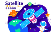 10 Satellite Internet Technology Illustration
