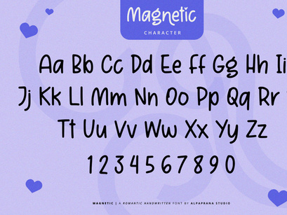 Magnetic - Handwritten Font