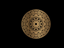 Mandala Flower Art Logo Background Design