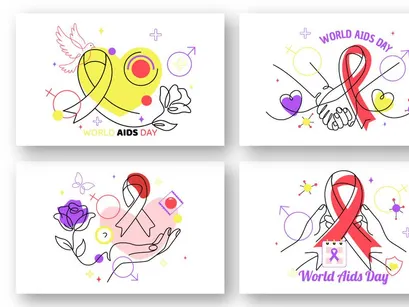 7 World AIDS Day Illustration