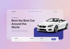 Carent - Car Rental Landing Page v.2
