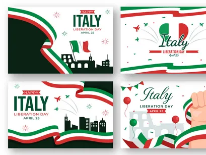 16 Italy Liberation Day Illustration