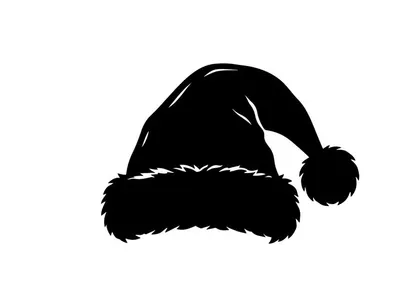Weihnachtsmütze mit Bommel für Weihnachtsfeiern