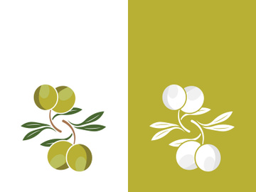 Extra virgin olive oil logo icon design vector illustration preview picture