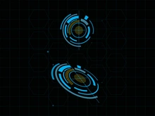 Futuristic user interface illustration