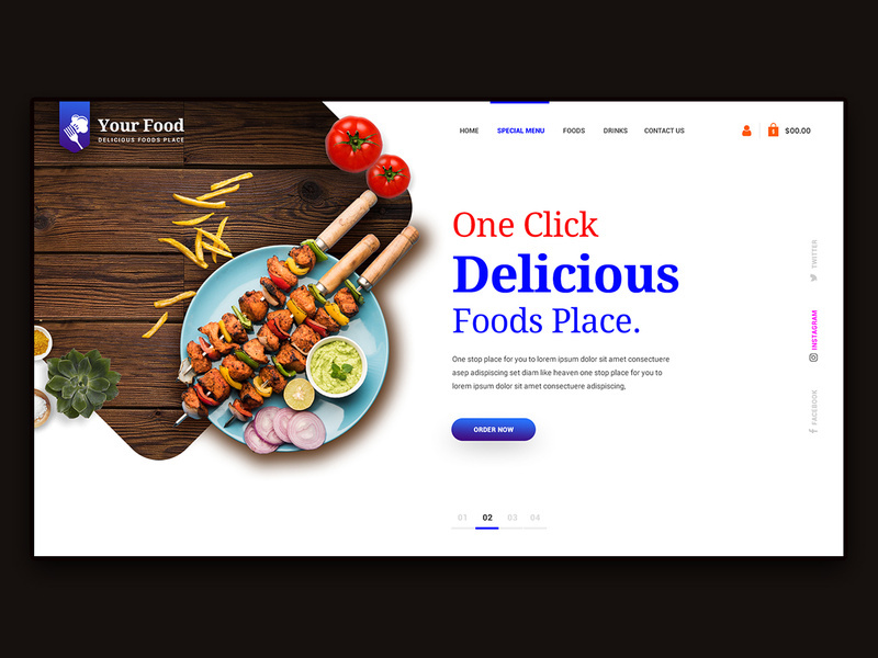 Food Landing Page