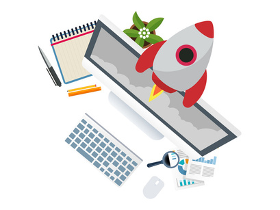 Promote Project - Landing Page Illustration