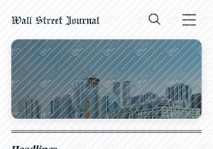 News Website Landing Page