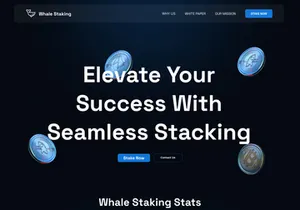 Staking Website Template
