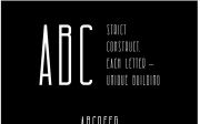 Architectural: Free condensed font
