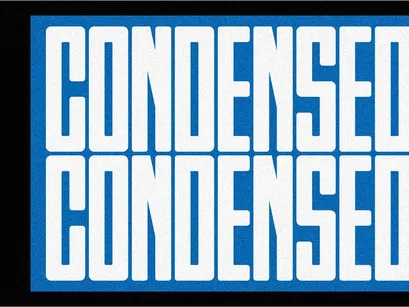 Taller - Condensed Sans Serif
