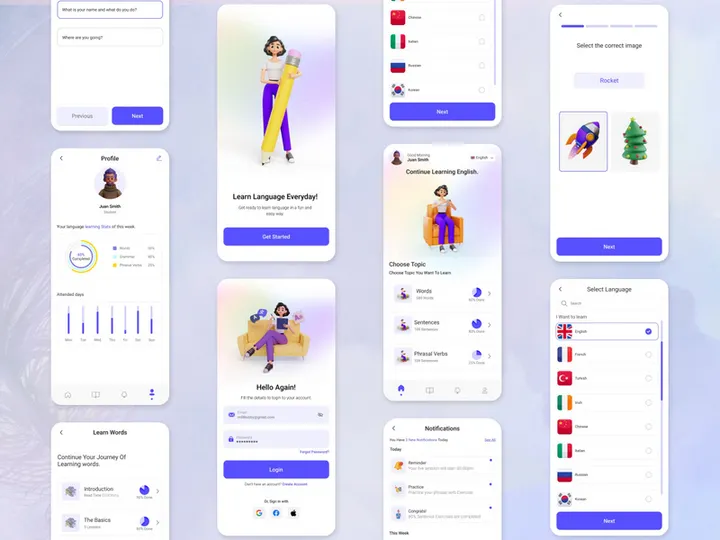 Language Learning App preview picture