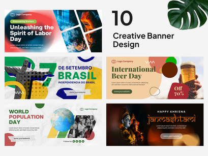 Creative Banner Design Template Vol. 4