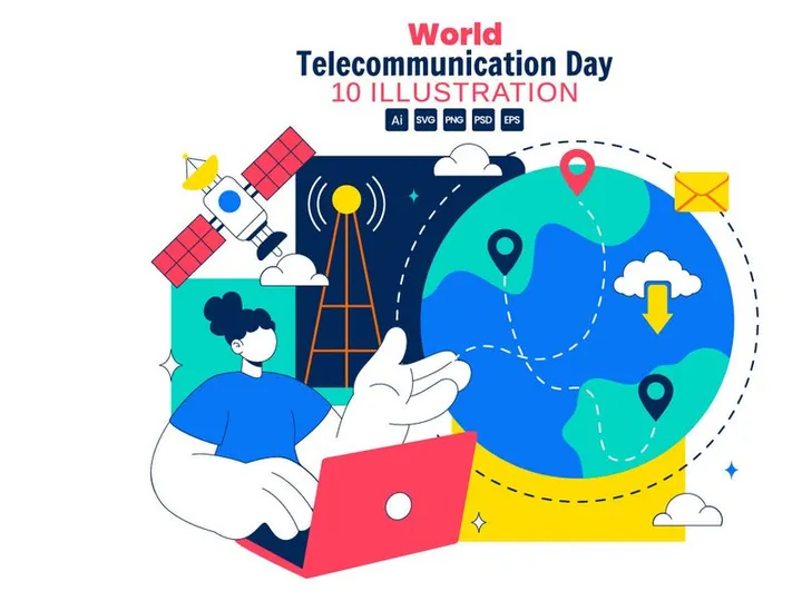 10 World Telecommunication Day Illustration