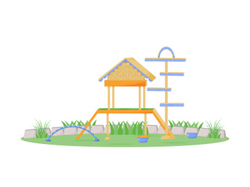 Playhouse cartoon vector illustration preview picture