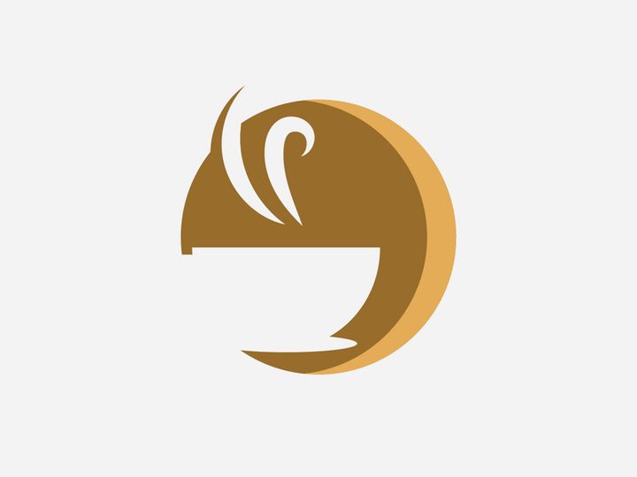 Coffee cup Logo  coffee shop vector icon design