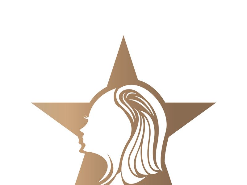 Women beauty, salon, spa, hair minimalist logo design inspiration