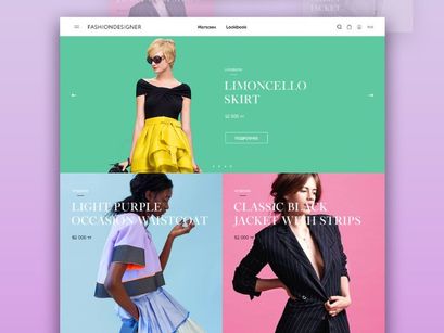 Fashion Shop Free PSD Template