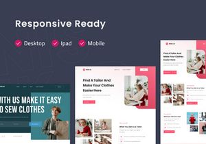 Nisik - Fashion & Taylor Landing Page
