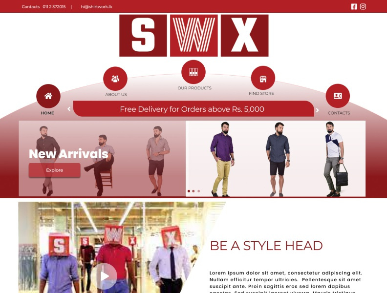 Redesign SWX Website