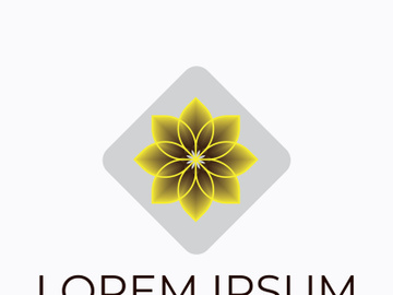 Flower logo preview picture