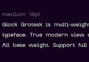 Glock Grotesk — Free Trial