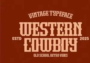 True Story - Western Slab Serif Font