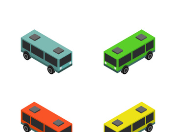isometric city bus preview picture