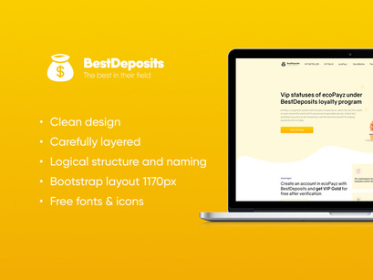 BestDeposits - Corporate Design Template