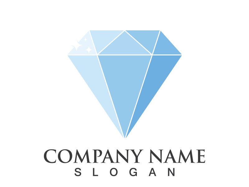 Diamond logo template vector icon illustration design