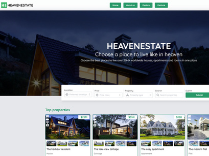 HeavenState - NextJS Real Estate Template