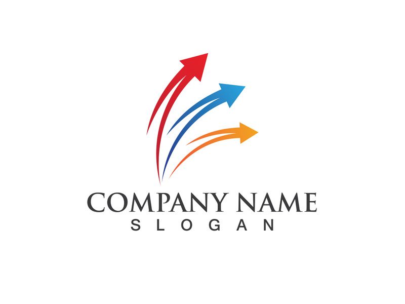 Arrow Faster Finance  Logo Template vector icon