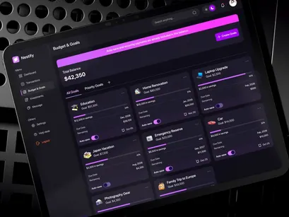 Nestify - Fintech Dashboard UI Kit