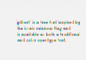 Gilbert Free Animated Typeface