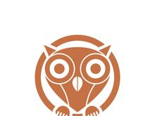 Owl logo icon design animal and simple business abstract vector