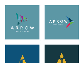 Arrow vector illustration icon Logo Template design preview picture