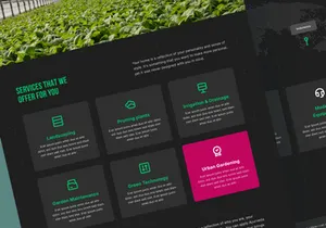 Invernadero - Greenhouse Landing Page