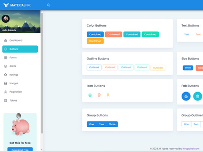 MaterialPRO Free NextJs Admin Dashboard Template