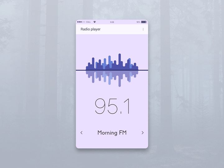Radio App UI
