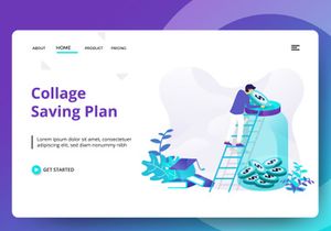 Credit And Loan Landing page template vol 2