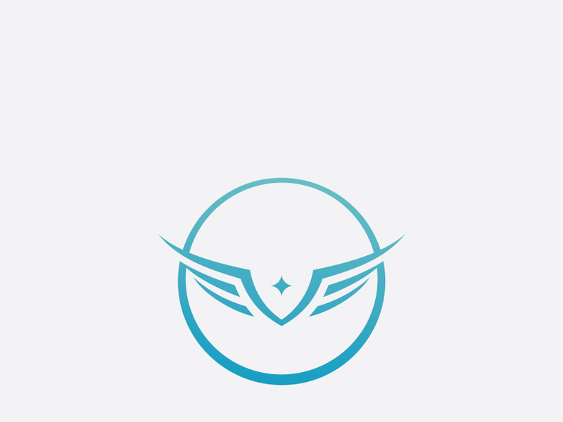 Falcon Wing  Vector Logo Icon Template