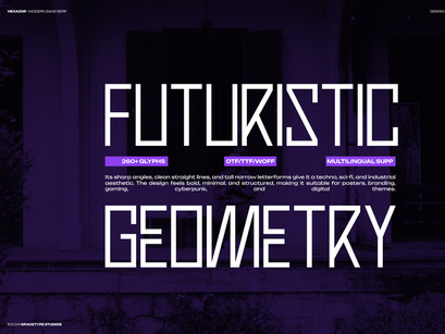 Hexazor | Modern Sans Serif