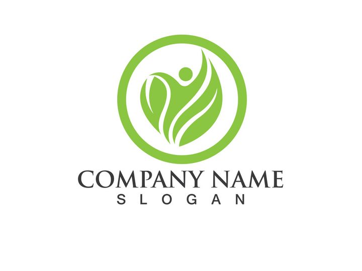 Health life people tree leaf green logo