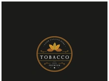 tobacco leaf logo,tobacco field and tobacco cigarette logo .With easy and simple editing.