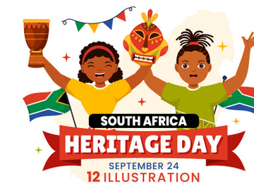 12 Happy Heritage Day South Africa Illustration preview picture