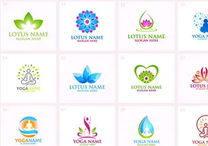 60+ Yoga Logo Bundle