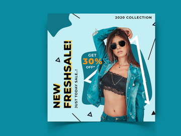 Fashion Sale Social Media Post Template preview picture