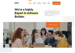 Boss. - Digital Agency Landing Page